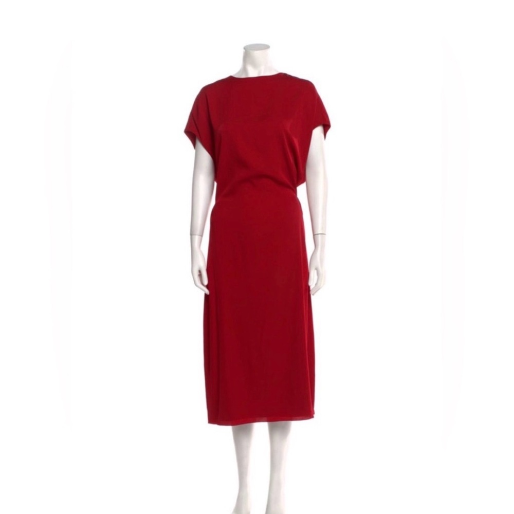 THE ROW 'Cyde' Elegant Luxury Silk Midi Dress. Size S. Brand New w/tags